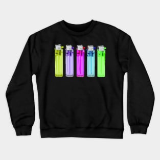 Lighter Trippy Crewneck Sweatshirt